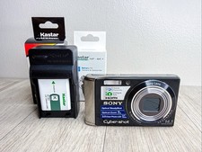 Sony Cyber-shot DSC-W370 14.1MP Digital Camera New Battery  Charger Bundle