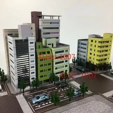1/300 City High Rise Assembly Building Model Railway House Scene Diorama Model