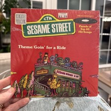 Vintage 1976 SesameStreet ?Theme/Going For A Ride Vinyl Record 45 RPM New Sealed
