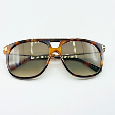 Tom Ford Sunglasses Sam-02 FT1306 53K Havana Pilot Frame Brown Gradient 58mm New