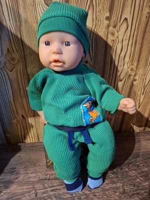 Puppen Kleidung ,Reborn 36cm. 4-teiliges Set Pullover,Mütze,Hose Strümpfe(23)