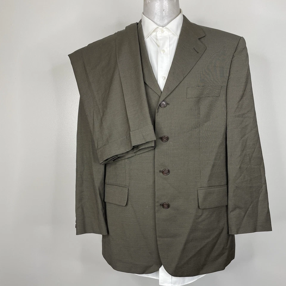 Baumler Avantgarde Hungary Made 2 Piece Suit Mens 46R 36x29 Multicolor Wool - Image 2 of 4