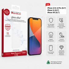 ZAGG (iPhone 12/12Pro/11/XR, 6.1") Glass Elite+ Tempered Glass Screen Protector