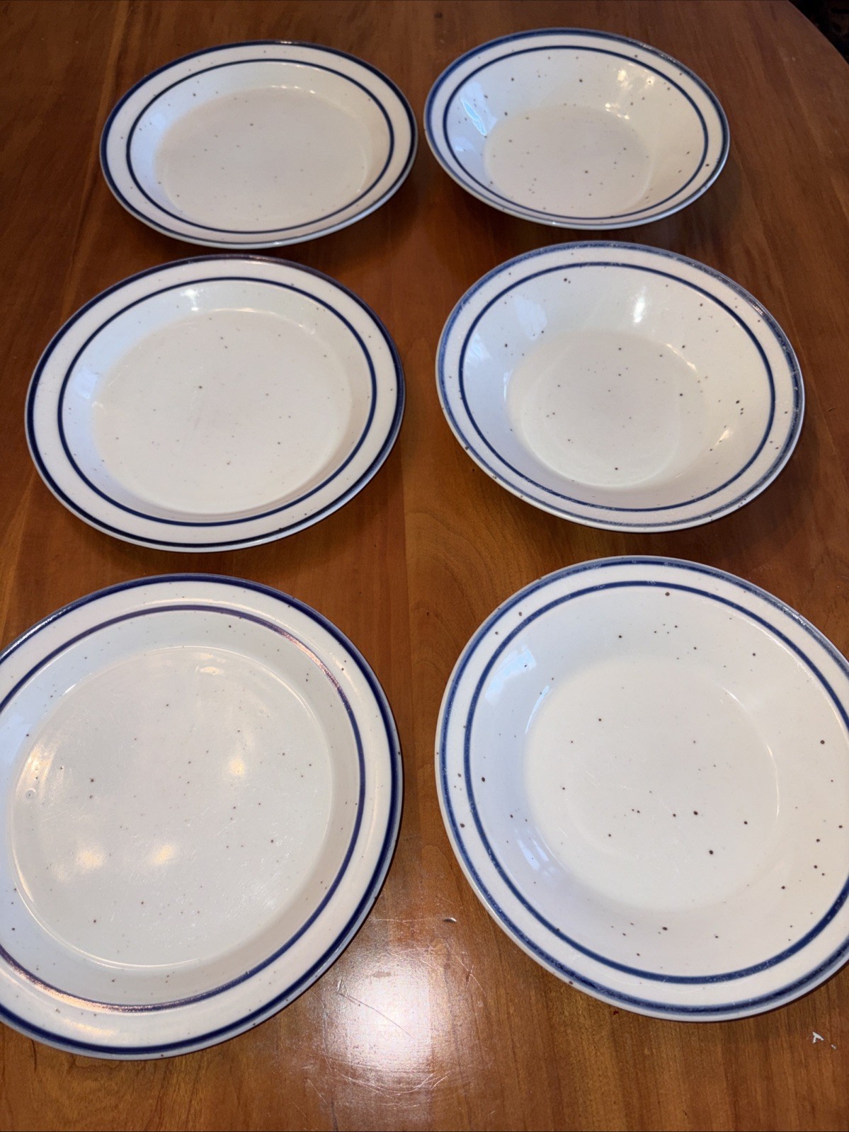 Dansk Blue Mist Stoneware  Salad Plate and  Cereal Bowl 5 7/8