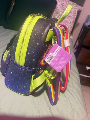 Lisa Frank Loungefly Glow in the Dark Alien Rainbow Mini  display picture 3