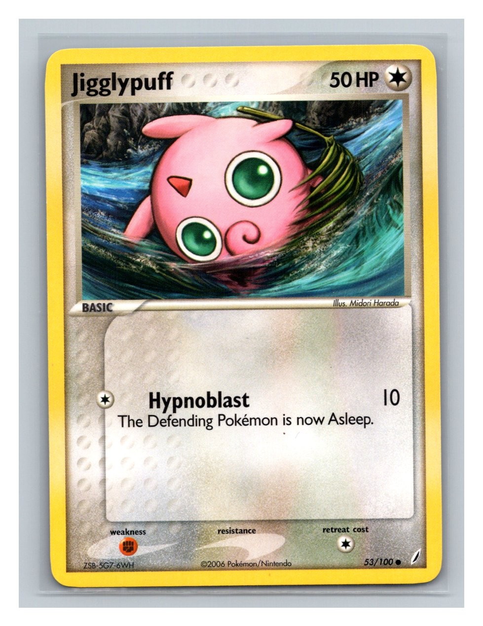 Jigglypuff #53/100 Crystal Guardians Pokemon Card TCG