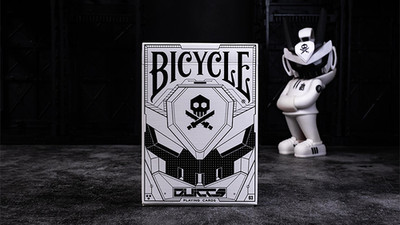 Bicycle Quiccs Ghost White Playing Cards Bulletpunk Poker Spielkarten weiß