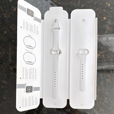 Apple White Silicone Strap Band for Apple Watch 40mm size, Open box