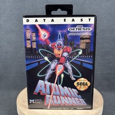 SEGA Genesis - Atomic Runner - Reprint Manual - Tested