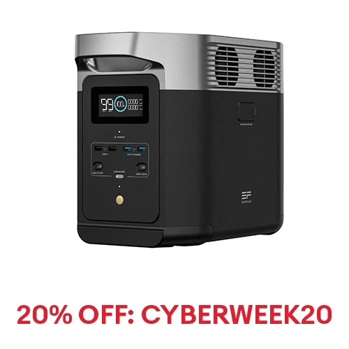 EcoFlow DELTA 2 Portable Power Station 1024Wh Certified Refurbished, LiFePO4