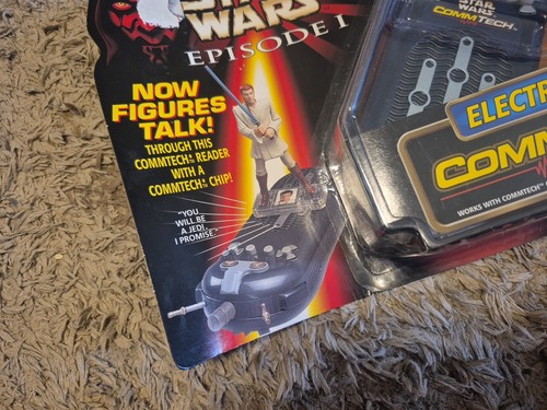 Lettore elettronico CommTech Star Wars Episodio 1 1998 - Nuovo su scheda (sigillato) - Foto 2 di 9