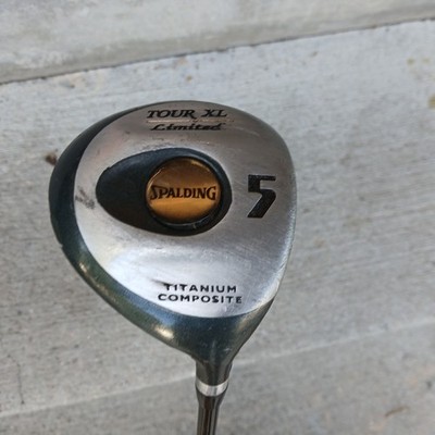 Spalding #5 Wood Titanium Golf Club Tour XL Limited Medium Firm Flex 41.5''