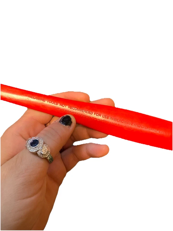 Vintage Red Melamine Large Spatula Turner Heat Resistant 240°F Kitchen Utensil - Image 4 of 4