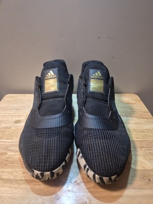 Adidas Pro Bounce 2019 Low Men's Basketball Shoes Black Gold EF0469 Size 13