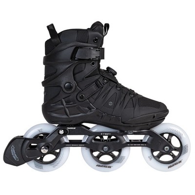 Powerslide Phuzion Argon KPU PDS Black Inline Skates Fitness 110mm Herren Damen