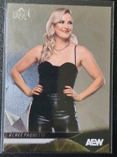 2025 Upper Deck AEW Flagship #97 Renee Paquette Diamond Plate Parallel
