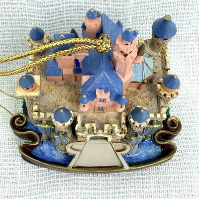 Disneyland Sleeping Beauty Castle Ornament Disney Parks Resin