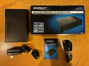 Sabrent EC-DFLT USB 3.0 to SATA External Hard Drive Flat Docking Station