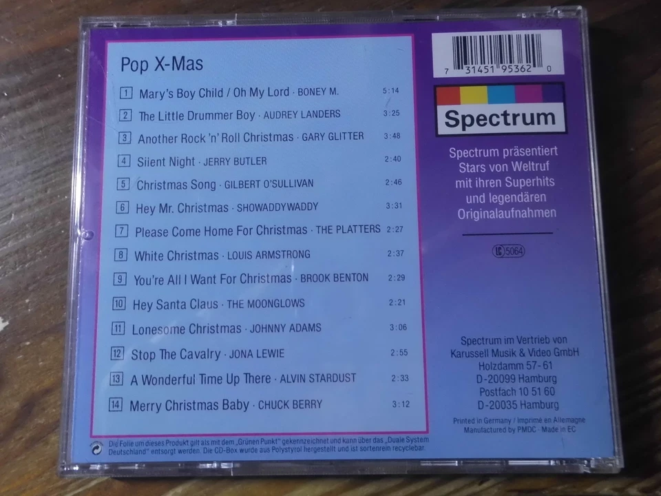 POP X-MAS CD: BONEY M./GARY GLITTER/SHOWADDYWADDY/STARDUST/BENTON/LANDERS/LEWIE - Bild 3 von 3