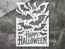 Happy Halloween Themed Stencil for Creative Projects - StencilAir