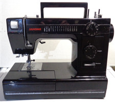 Janome HD-1000 Black Edition Model 731 Sewing Machine with Pedal and Cover Works