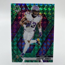 2025 Panini Mosaic - Aaron Jones #128 Green Mosaic Prizm