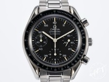 *RARE* Omega Speedmaster Reduced Black T Dial Automatic Watch 3510.50.00 w/ B&P