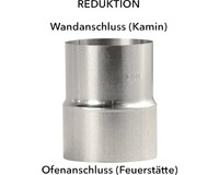 Ofenrohr Reduzierung Ø120-110 Mm Feueraluminiert