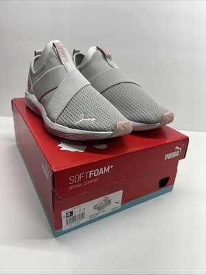 Size 8.5 - PUMA Prowl Slip On Gray Pink