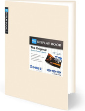 Art Portfolios 11"x17", Large Portfolio Folder with 30 Pockets  Black Inner She