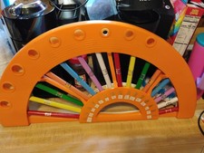 Vintage Deluxe Fan Shape Xylopipes Resonator Rhythm Band Inc