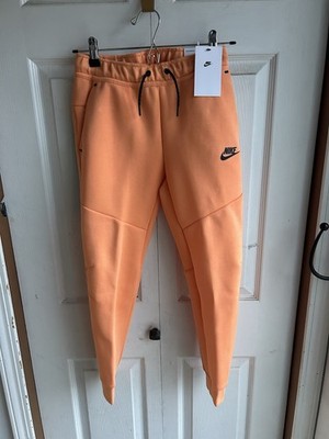 NWT Kids Nike Sportswear Tech Fleece Joggers Orange HV5869-833 $90 Sz Medium