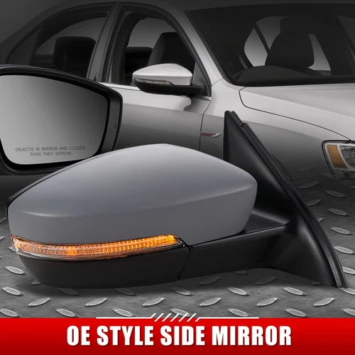 FOR 11-18 VW JETTA OE STYLE POWER+HEATED+TURN SIGNAL PASSENGER RIGHT SIDE MIRROR