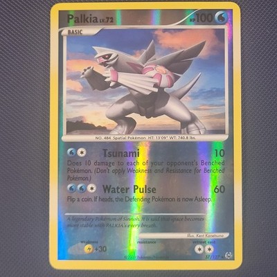 Palkia 37/127 - Platin Base - Rare Reverse Holo Pokemon Karte - M/NM