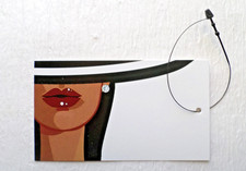 600 CUTE HANG TAGS FASHION HANGTAGS WITH 600 PLASTIC LOOPS