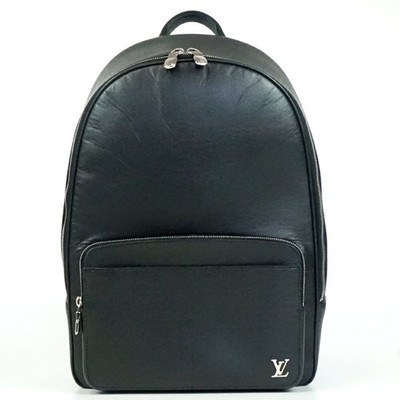 Louis Vuitton Taiga Leather Alex Backpack Daypack Black Business Bag M30258