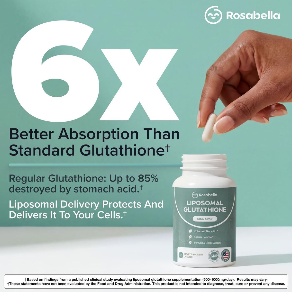 Liposomal Glutathione 500Mg – High Absorption Glutathione Supplement, Antioxidan