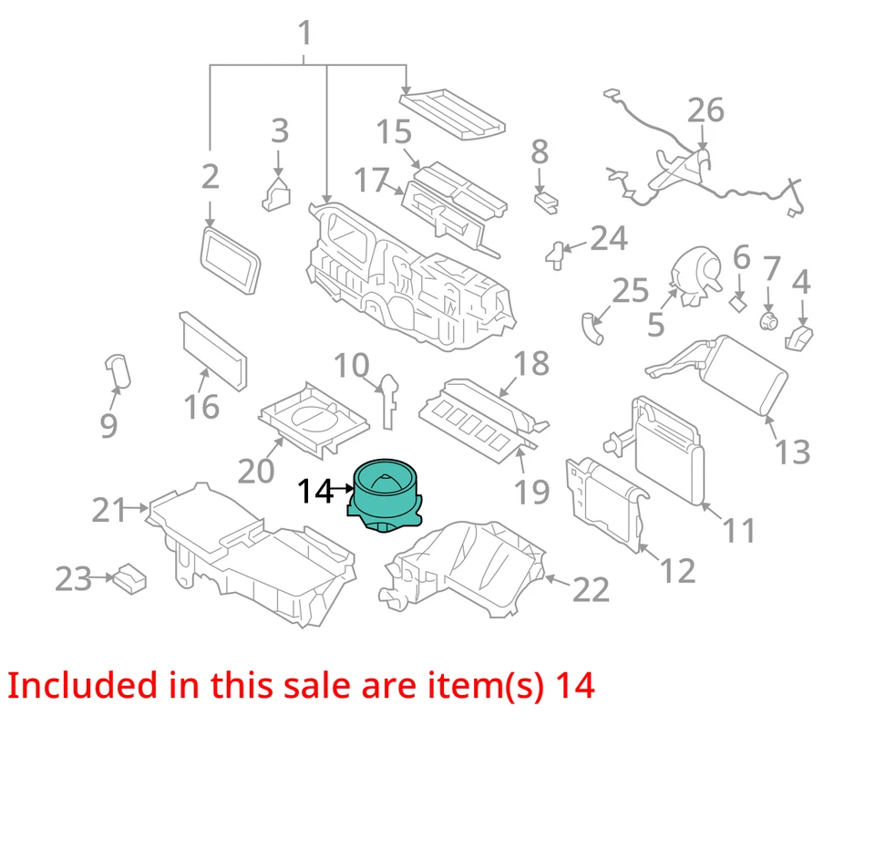 2008 Mercury Milan Heater AC Blower Motor OEM 110K Miles - LKQ393553533 - Изображение 4 из 4