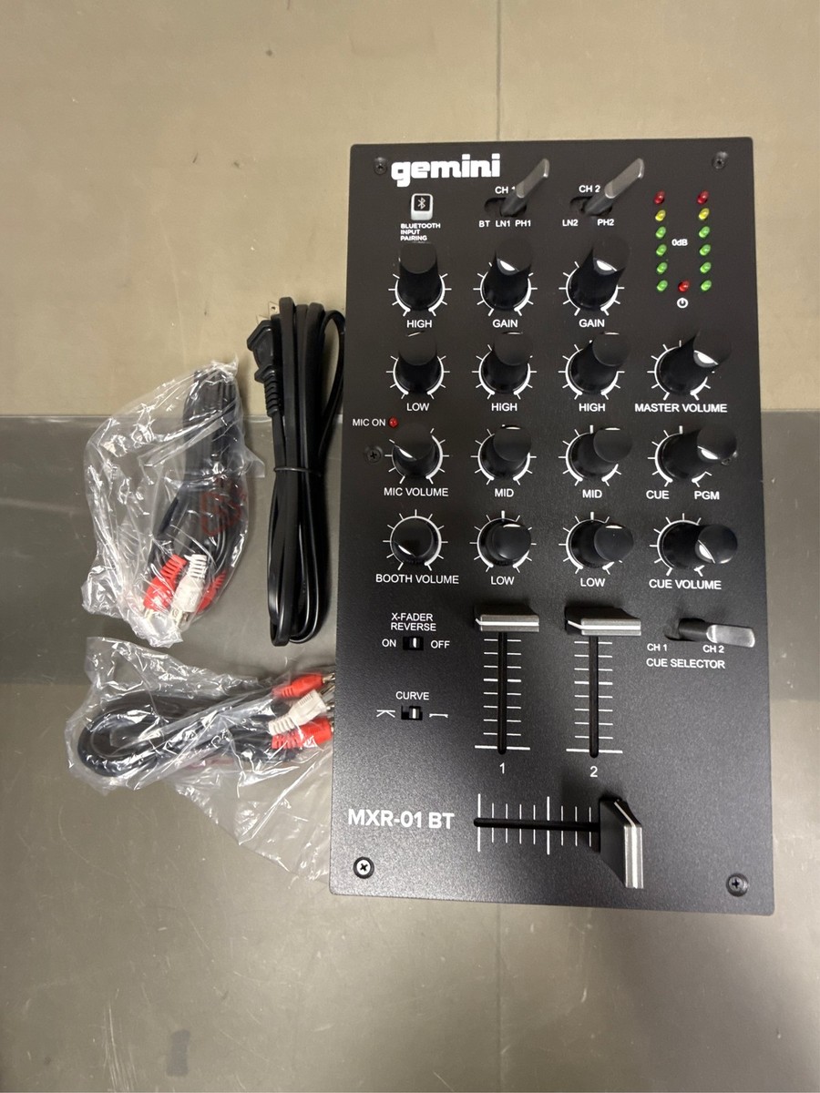 MXR-01BT 2-Channel Professional DJ Mixer with Bluetooth Input 1 | eBay