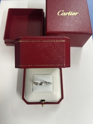 Cartier Maillon Panthere Bandring 18 kt Größe J 1/2 Weißgold
