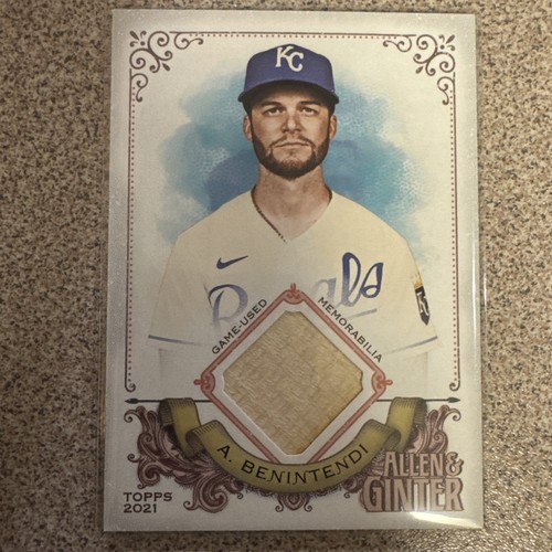 2021 Topps Allen & Ginter #AGA-ABE Andrew Benintendi Game Used Jersey KC Royals