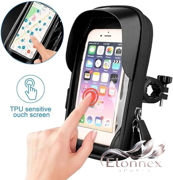 ELONNEX WASSERDICHTER MOBILITÄTSROLLER HANDYHALTER UND LENKERTASCHE