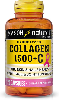 1500Mg Collagen with Vitamin C, Biotin, & Calcium, 40 Day Supply Capsules, Suppl