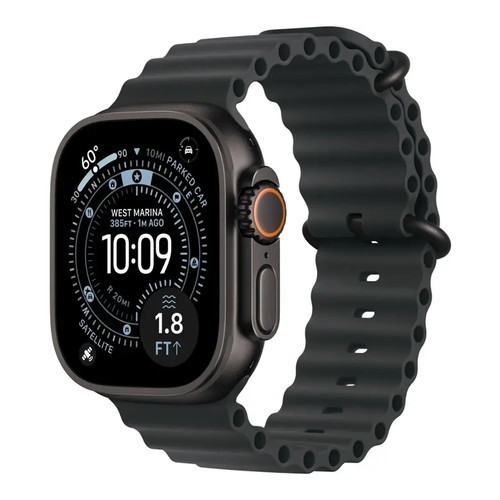 READ Apple Watch Ultra 3 49mm Cellular Titanium Case Black Ocean Band MF0J4LW/A