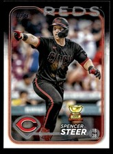 SPENCER STEER 2024 TOPPS SERIES 2 CINCINNATI REDS #485