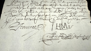 Old Autographed Manuscript from 1600s