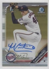 2019 Bowman Draft Chrome Pick Refractor 471/499 Matt Canterino #CDA-MC Auto zi1