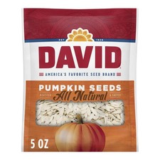 DAVID All Natural Pumpkin Seeds, 5 oz. Pack of 12 19.47 per gallon