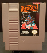 Rescue: The Embassy Mission (1989) - NES - CART ONLY - Cleaned, Tested, Working