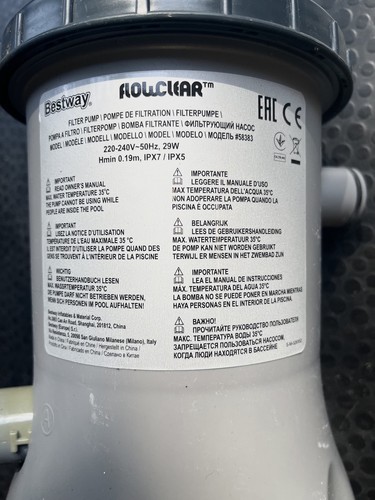 Bestway Flowclear Filterpumpe